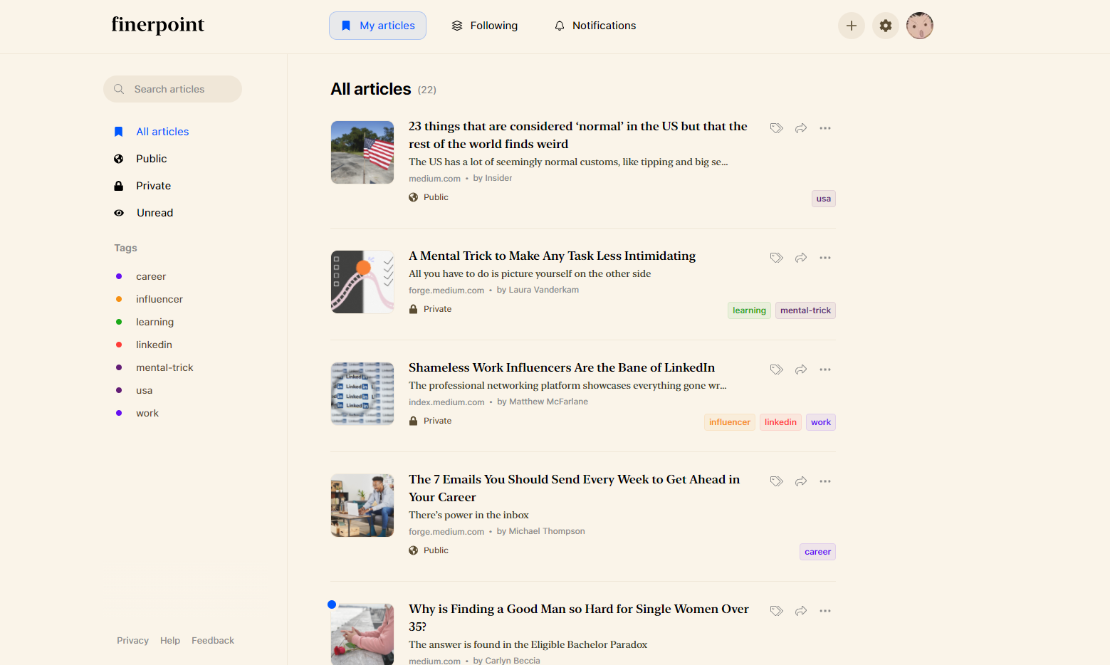 Finerpoint screenshot